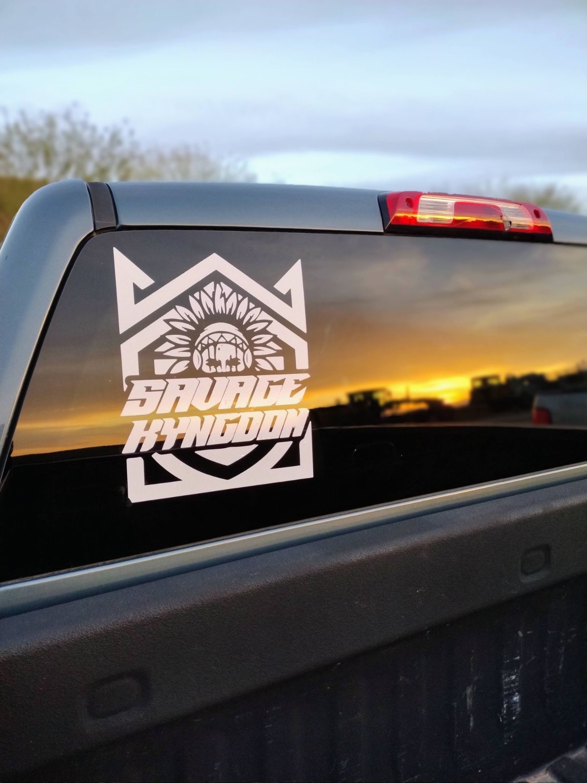 "Savage Kyngdom Shield" Car Decal